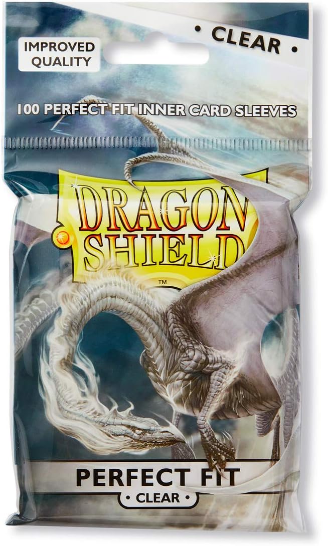 Dragon Shield Perfect Fit Inner Card Sleeves Standard Size – PVC-Free by DragonShield