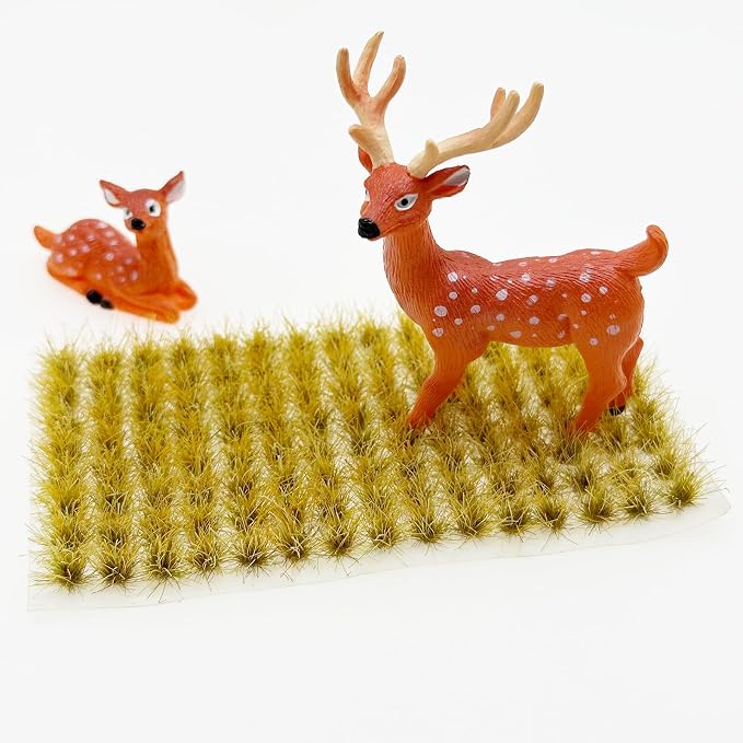Woohome 120 PCS Bushy Tufts Static Grass Tuft Model Grass Tuft - Image 2
