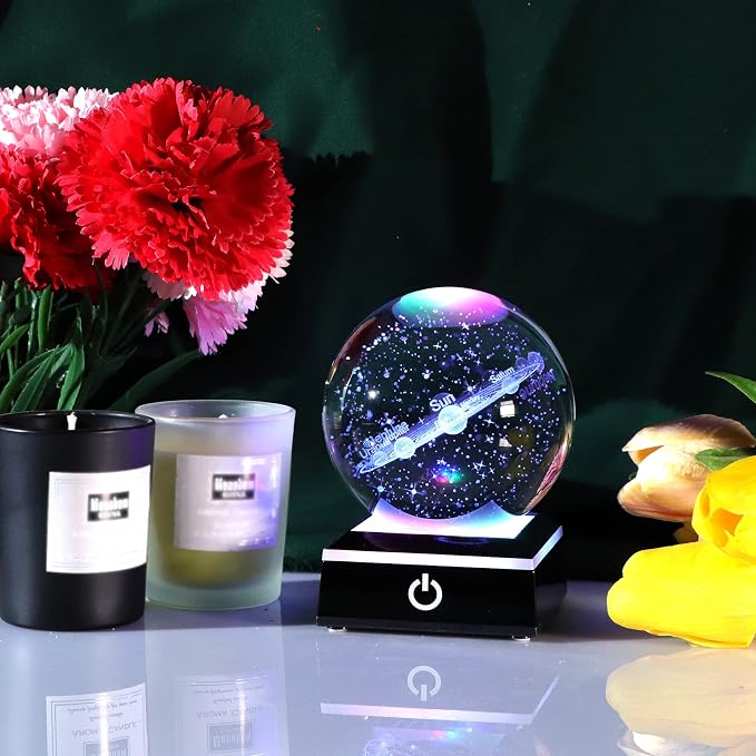 3.15" K9 Crystal 3D Solar System Ball - Image 6