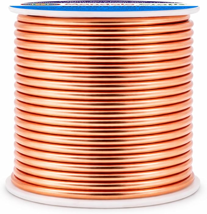 Mandala Crafts 12 Gauge Copper Tone Anodized Aluminum Craft Wire, 60 FT | - Image 2