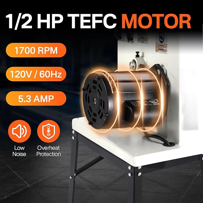 Band Saw, 10-Inch Bandsaw for Woodworking, 1515 & 3280 FPM Dual-Speed Bandsaw, 1/2 HP，120 V 5.3-Amp Motor, Band Saws with Double-Sided Fence Assembly, Steel Bandsaws with Miter Gauge