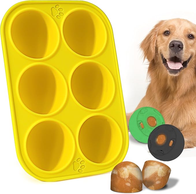 BABORUI 6 Cavities Silicone Dog Treat Molds by BABORUI