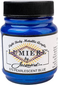Jacquard Lumiere 2.25oz Fabric Paint Pearlescent Blue by Jacquard