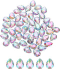 MECCANIXITY 50PCS Flat Back Acrylic Teardrop Gems 18x25mm Artificial Rhinestones by MECCANIXITY