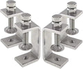 Heavy Duty 304 Stainless Steel Tiger Clamps (4pcs) - Wide Jaw Opening, Ideal for Woodworking & Crafts