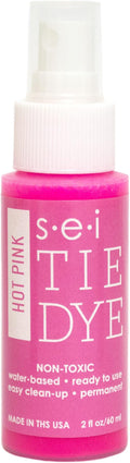 S.E.I. Hot Pink Tie Dye Spray Bottle: 2oz. Non Toxic Fabric Dye Spray, DIY by SEI
