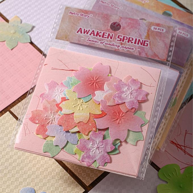 228 Sheets 3D Embossed Floral Scrapbook Paper, 3.1x3.1 Letterpress Textured - Image 8