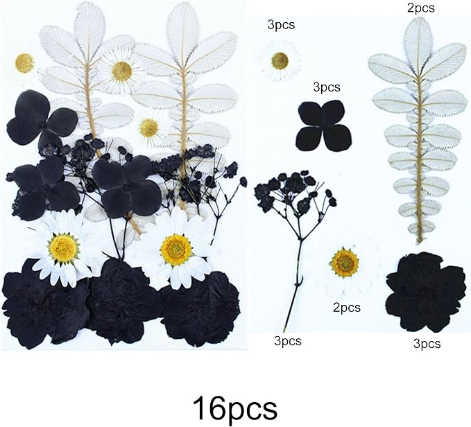 Woohome 4 Pack Dried Flowers for Resin Molds - Image 5