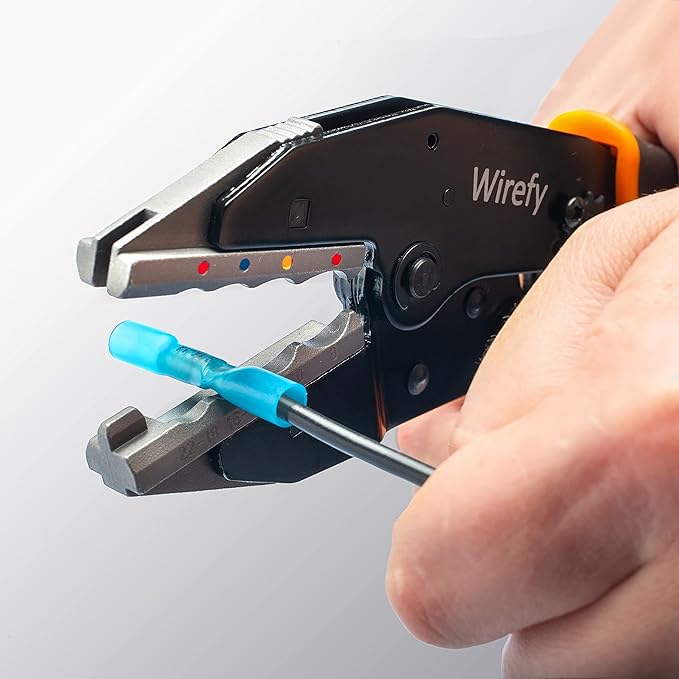 Wirefy Crimping Die for Heat Shrink Butt Connectors - 22-8 AWG