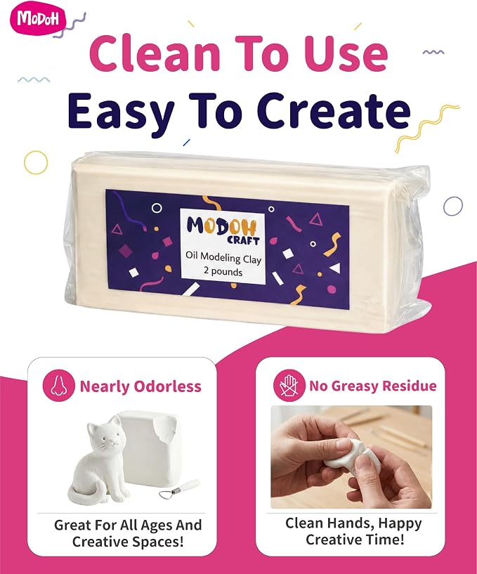 Modeling Clay Non Drying 2lb - Image 4