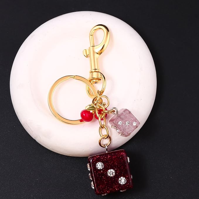 Dice Bag Charms Keychain for Women Men - Image 5