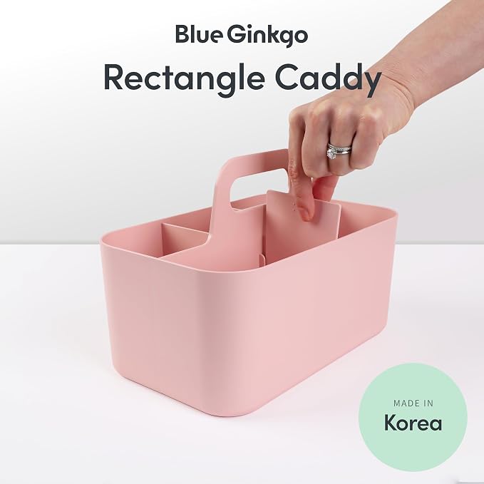 BLUE GINKGO Stackable Organizer Caddy, Made in Korea | Portable. Adjustable. - Image 2