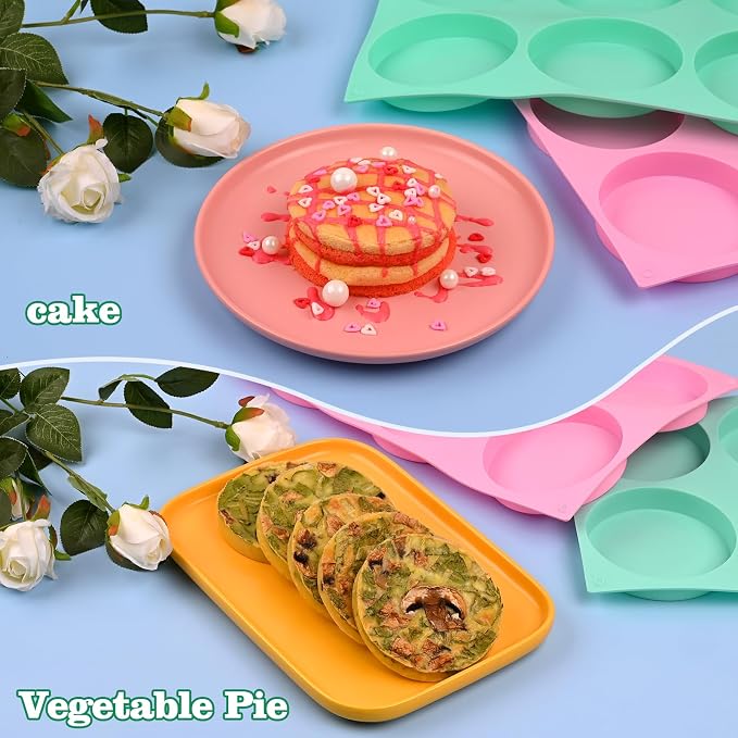HUAKENER 2 Pcs Silicone Muffin Top Pans - Image 6