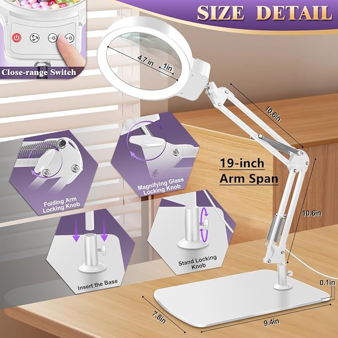10X 30X Large Magnifying Glass - Image 7