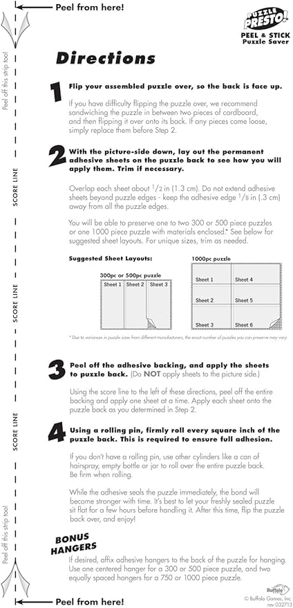 Puzzle Presto Peel & Stick Puzzle Saver Sheets - Image 5