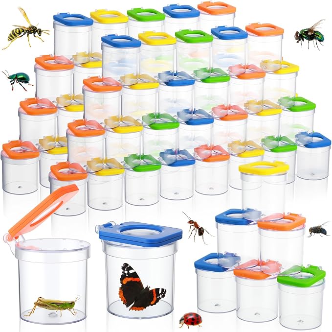 Halloscume 60 Pcs Insert Bug Viewer by Halloscume