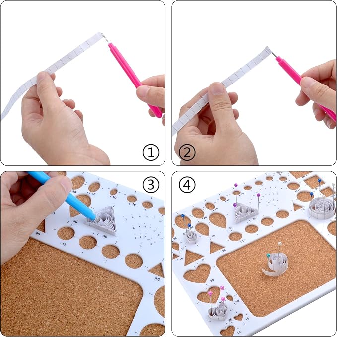 1 Set of Paper Quilling Template Board Quilling Mould - Image 3