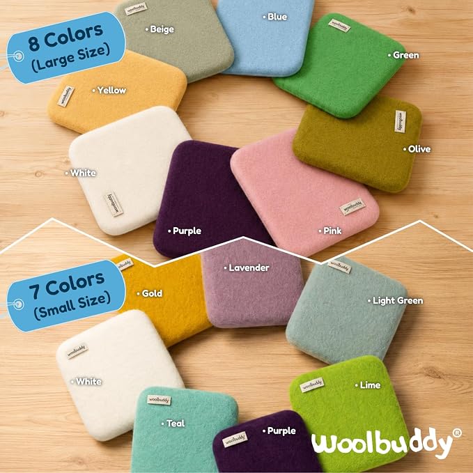 Woolbuddy Wool Felting Pad 6 x 6 x 1.5 Inch, Durable Needle Felting Mat - Image 7