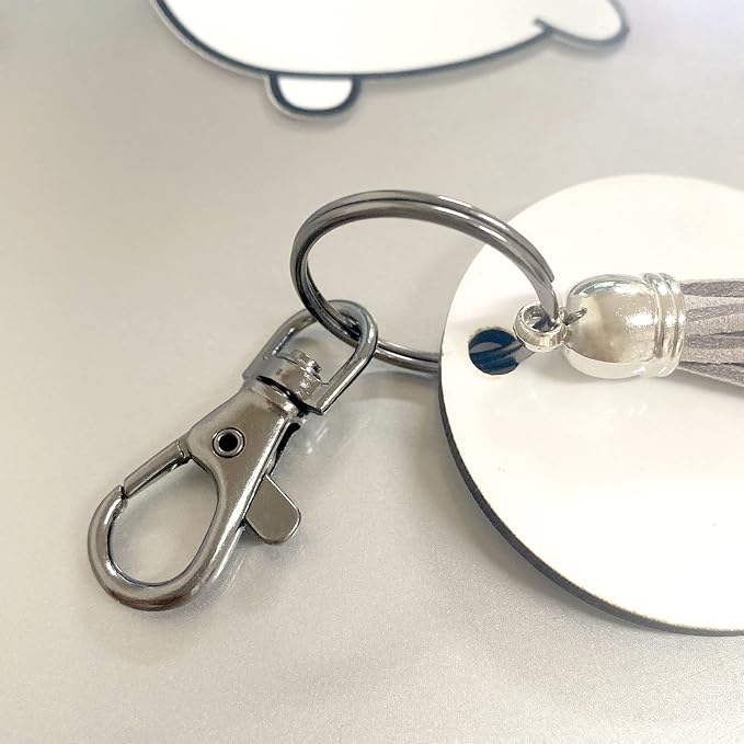 100PCS Swivel Snap Hooks with Key Rings, Premium Metal Swivel Lobster Claw - Image 6