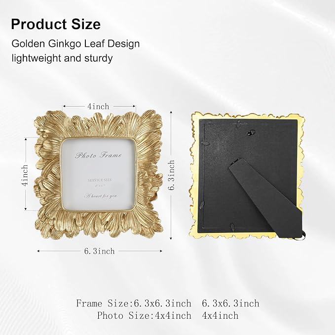 4x4 Vintage Picture Frames, Picture Frame - Image 4