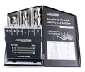 Accusize Industrial Tools U.N.C. 18 Pc H.S.S. Tap and Drill Set, 0001-0040