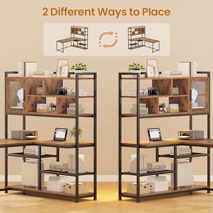 SEDETA L Shaped Computer Desk, L Shaped Corner Desk - Image 5