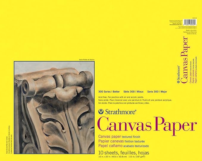 Strathmore 310-16 300 Series Canvas Pad, 10 Sheets by StrathmorePaper