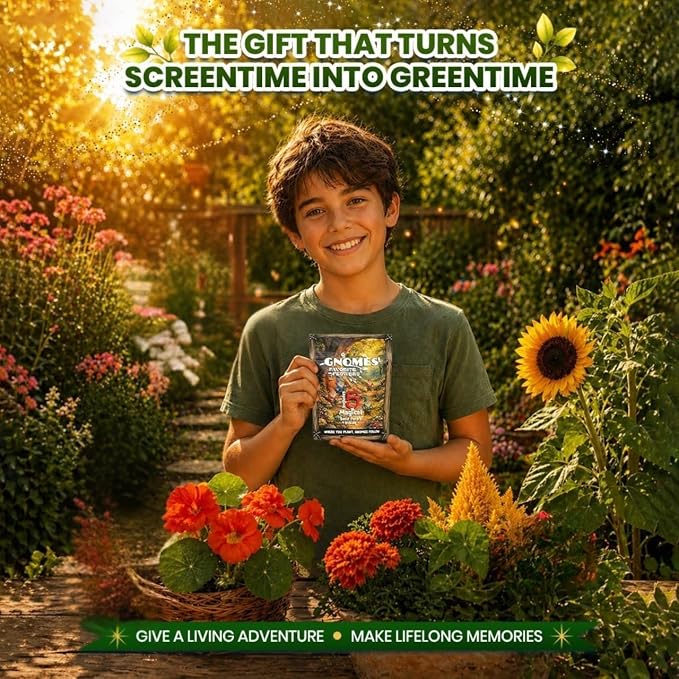 Gnome Garden Seed Kit | 5 Flower Varieties - Image 9