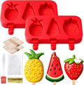 Mity rain 2 Pack Cake Pop Molds Silicone, 6 Cavity Reusable Cakesicle Molds | by Mityrain