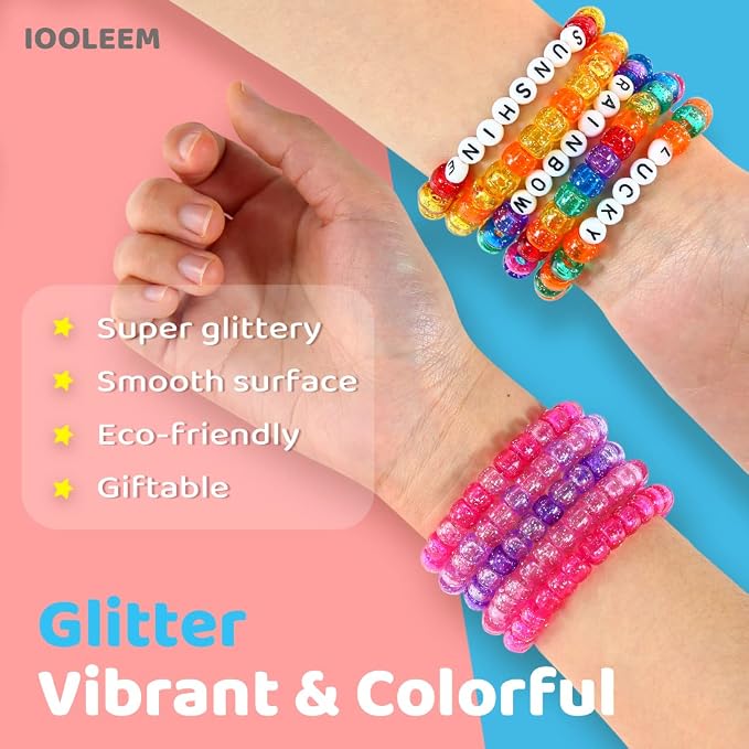 Iooleem Pony Beads, Beads for Jewelry Making, Beading Supplies, Arts & Crafts - Image 5