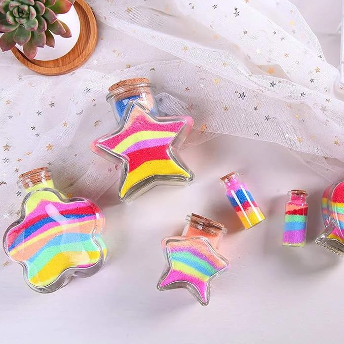 MEIEST Craft/Terrarium Sand 12pcs Assorted Colors Pack 1.25oz Bottles, Sand - Image 7