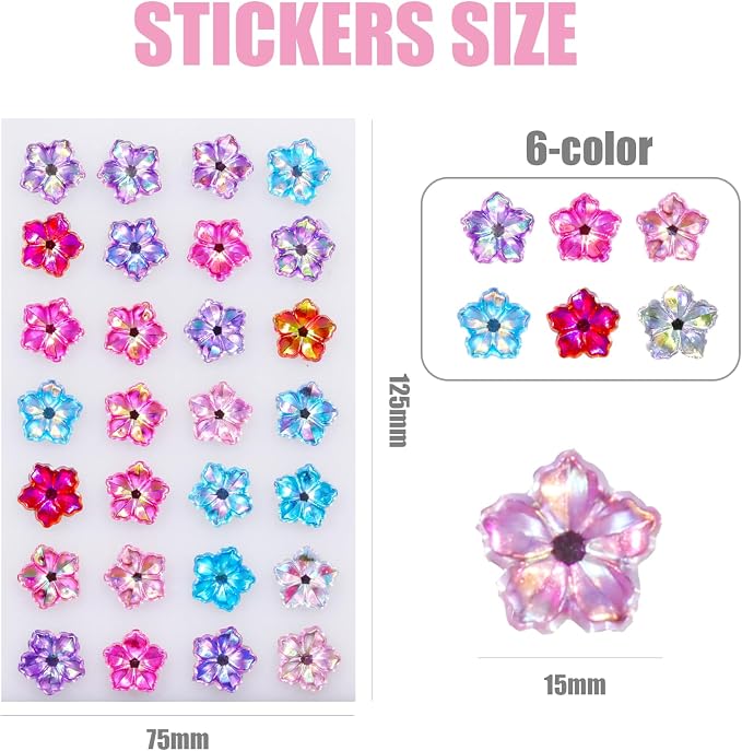 Gem Stickers for Kids Shiny Self Adhesive Stick On Rhinestones Sparkle Jewel - Image 5