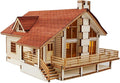 Desktop Wooden Model Kit Garden House A by Unknown