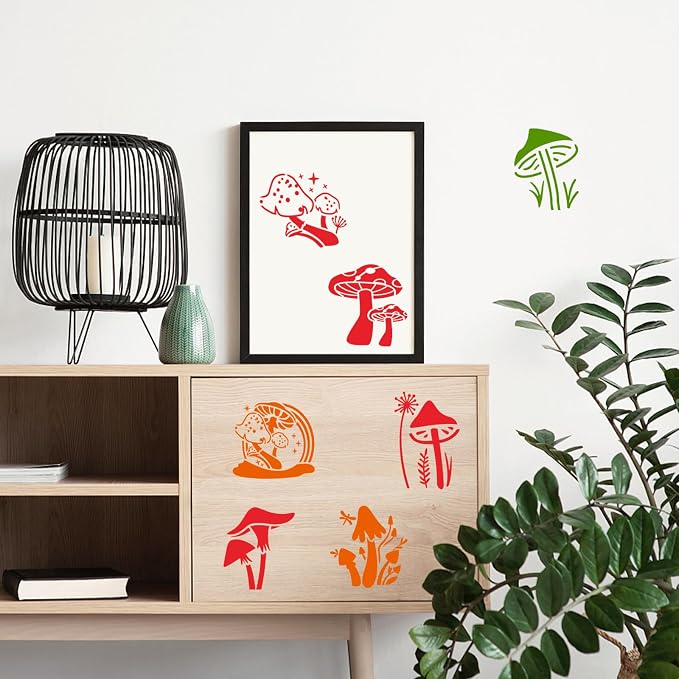 Augshy 56 Pack Mushroom Stencils - Image 7