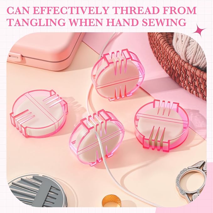 Maitys 4 Pcs Thread Wax Thread Conditioner Beeswax - Image 6