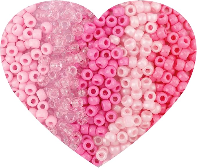Valentine's Day Pony Beads 1100 Pcs, Bead by anpiwshjo