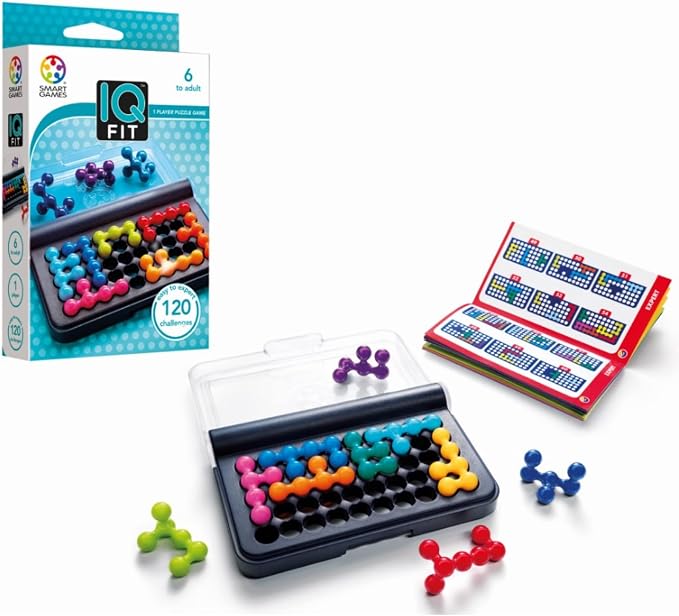 SmartGames IQ Fit – Compact Travel Puzzle Game by SmartGames