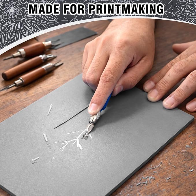 Falling in Art Professional Soft Linoleum Carving Block, 9 Inches by 12 Inches - Image 5