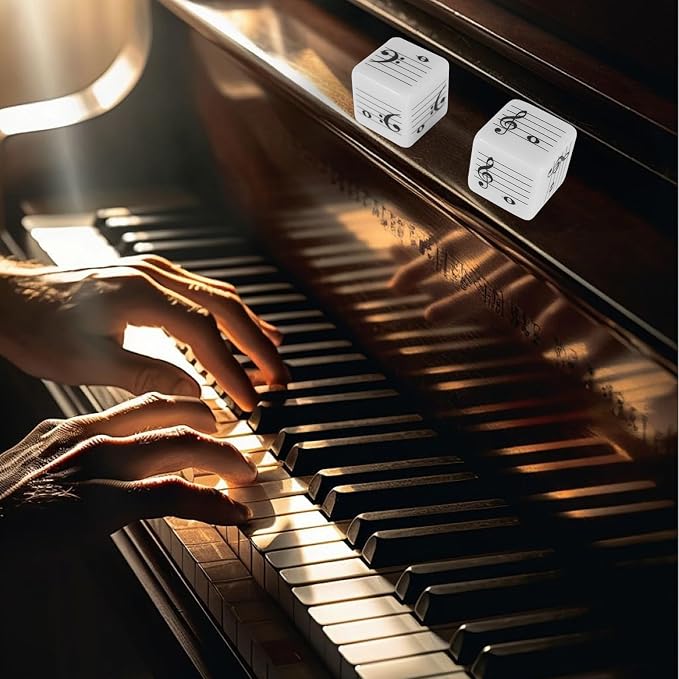 oyeftp Fun Five-Line Staff Music Note Dice - Image 5
