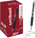 uniball™ 207 Gel Pens, 0.7mm Medium Point, Retractable, Smooth Writing by uni-ball