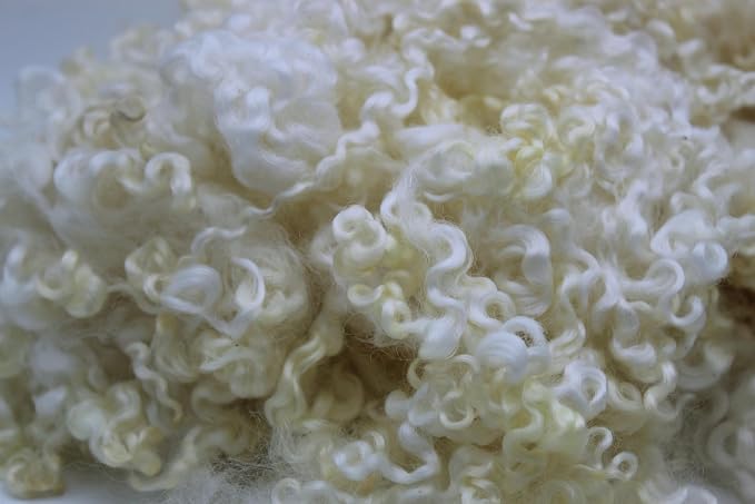 1 oz Curly Felting Locks, 3-5 Inch Hand-Dyed Wool Fiber - Image 2