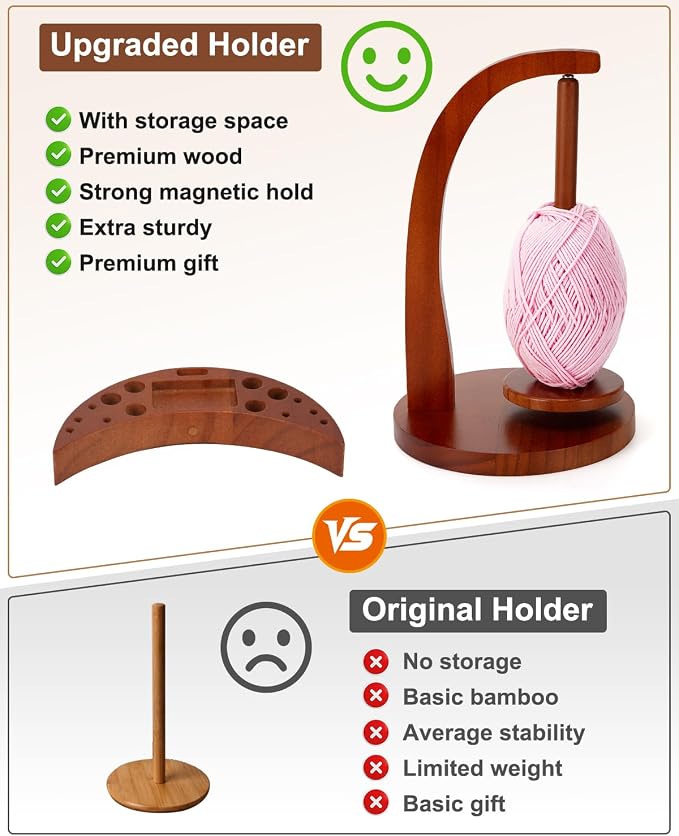 eZAKKA Magnetic Yarn Holder Spinner - Image 2