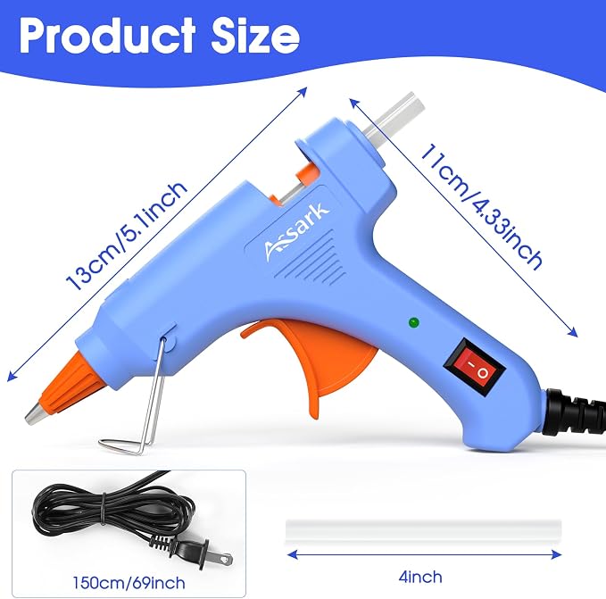Assark 30W Mini Hot Glue Gun Kit - Image 7