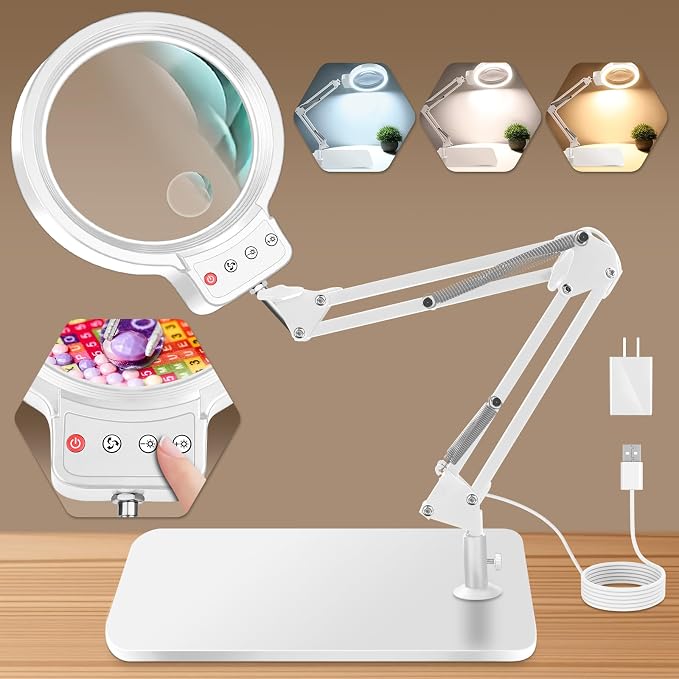 10X 30X Large Magnifying Glass by home