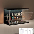 Clear Display Case for Collectibles, 3-Tier Adjustable Figure Display Case by Unknown