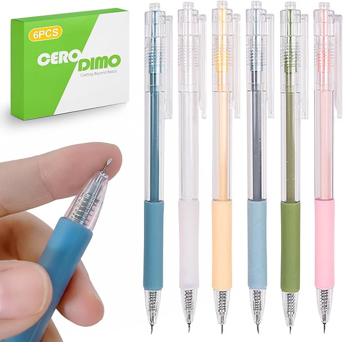 6 Pcs Craft Cutting Tool Set Precision Hobby Knife Pen by Unknown