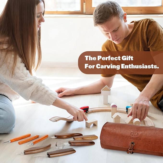 Wood Carving Tools, Wood Whittling Kit - Image 7