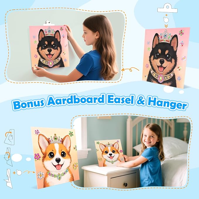 Gem Art Sticker Kit, Diamond Art Sticker Crafts - Image 4