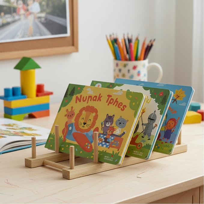 2 Pack Wooden Puzzle Rack, Puzzle Storage Organizer - Image 4