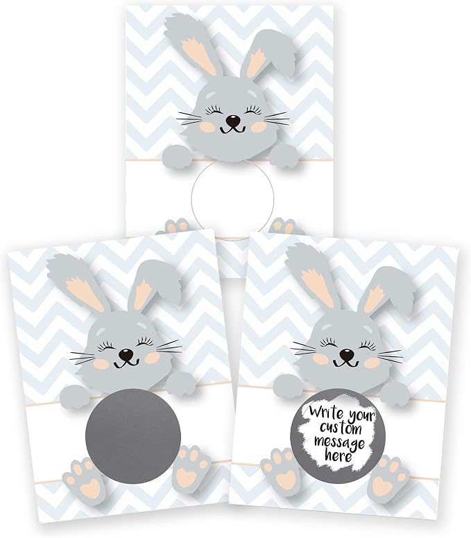 My Scratch Offs 20 Pack Funny Easter Bunny DIY Make Your Own Scratch Off Cards by MyScratchOffs